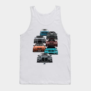 bmw m3 m4 evolution type1 Tank Top